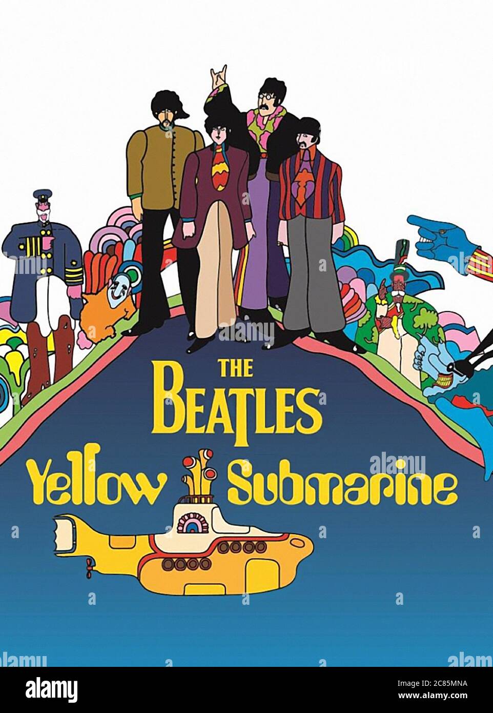 Yellow Submarine Jahr : 1968 USA / UK Regie : George Dunning Animations Poster Stockfoto