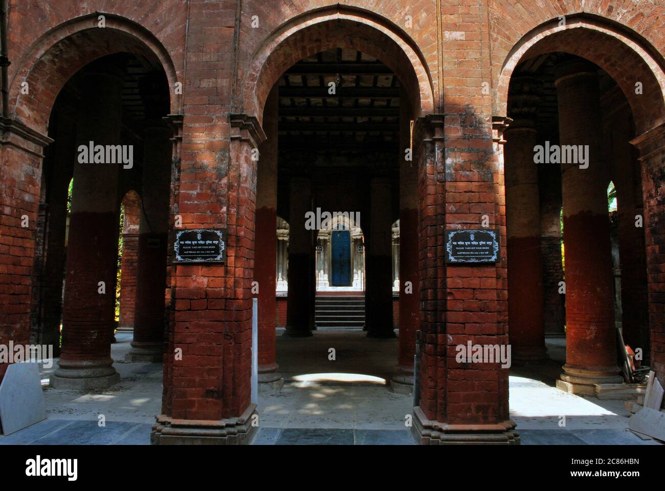 Alte Bawali raj bari ruiniert Stockfoto