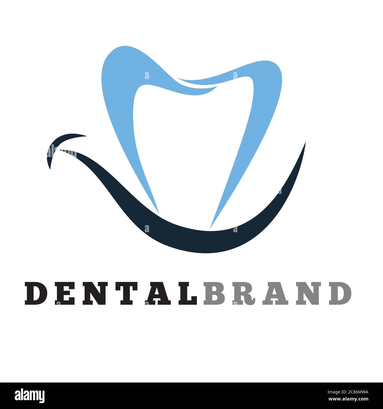 Zahnarztlogo Symbol Vektor Vorlage Stock Vektor