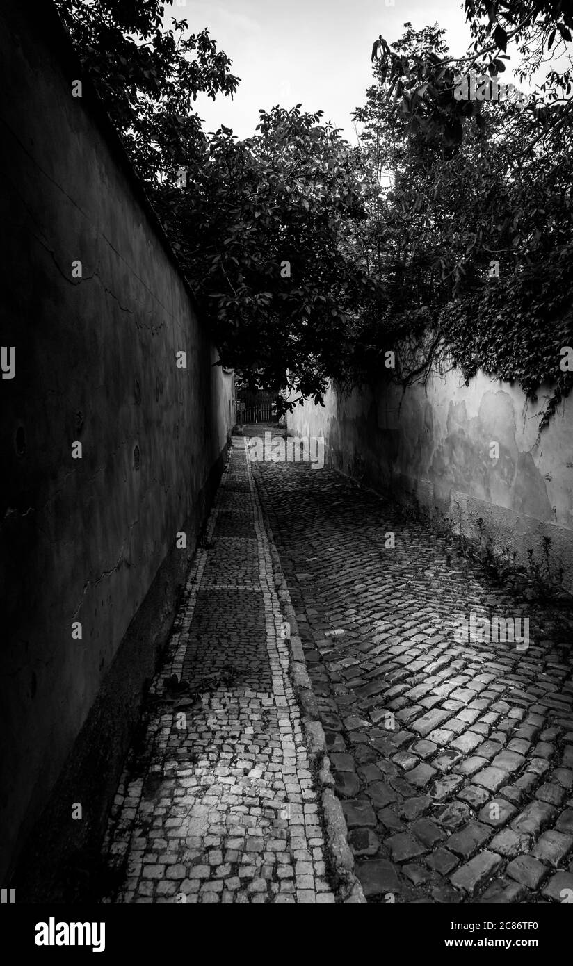 Das malerische Viertel Novy Svet im historischen Prag, Tschechische Republik Stockfoto