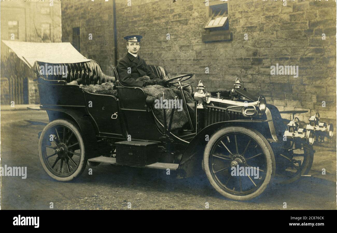 Renault Freres Vintage Car, Großbritannien. 1900er Stockfoto