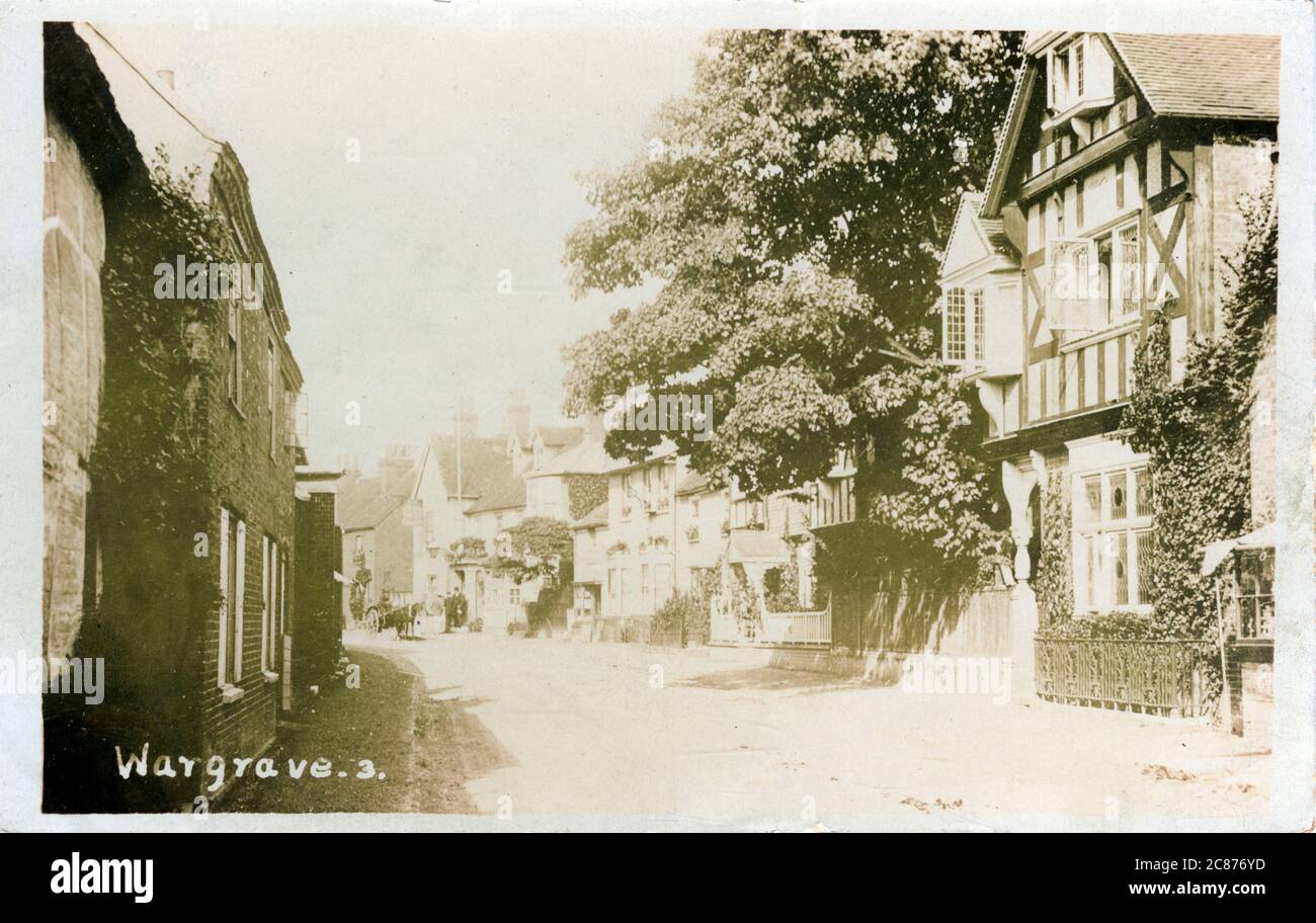 High Street, Wargrave, Berkshire, England. 1900er Stockfoto