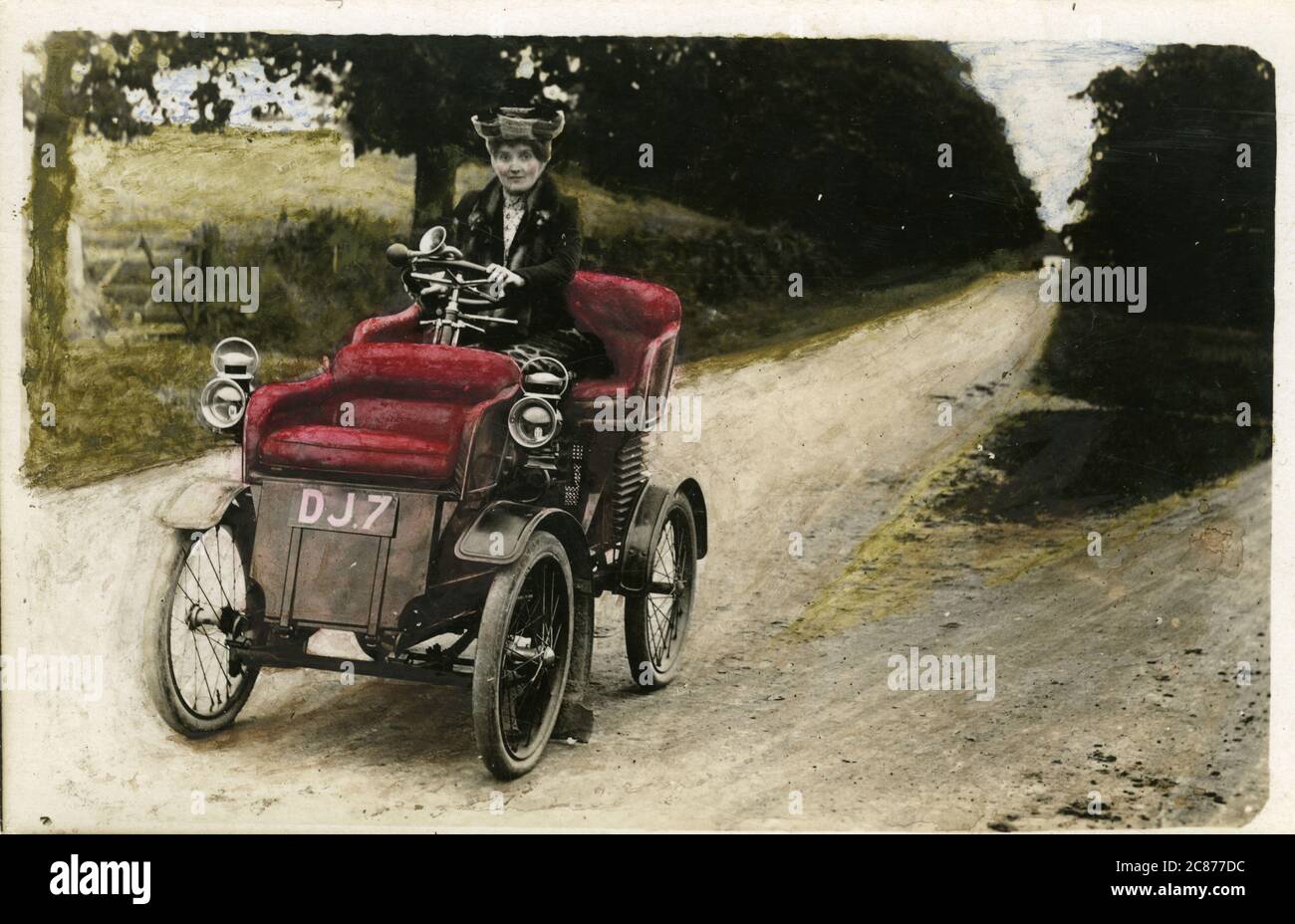 1902 Alldays & Onions 4HP Traveller Vintage Car, Großbritannien. Stockfoto