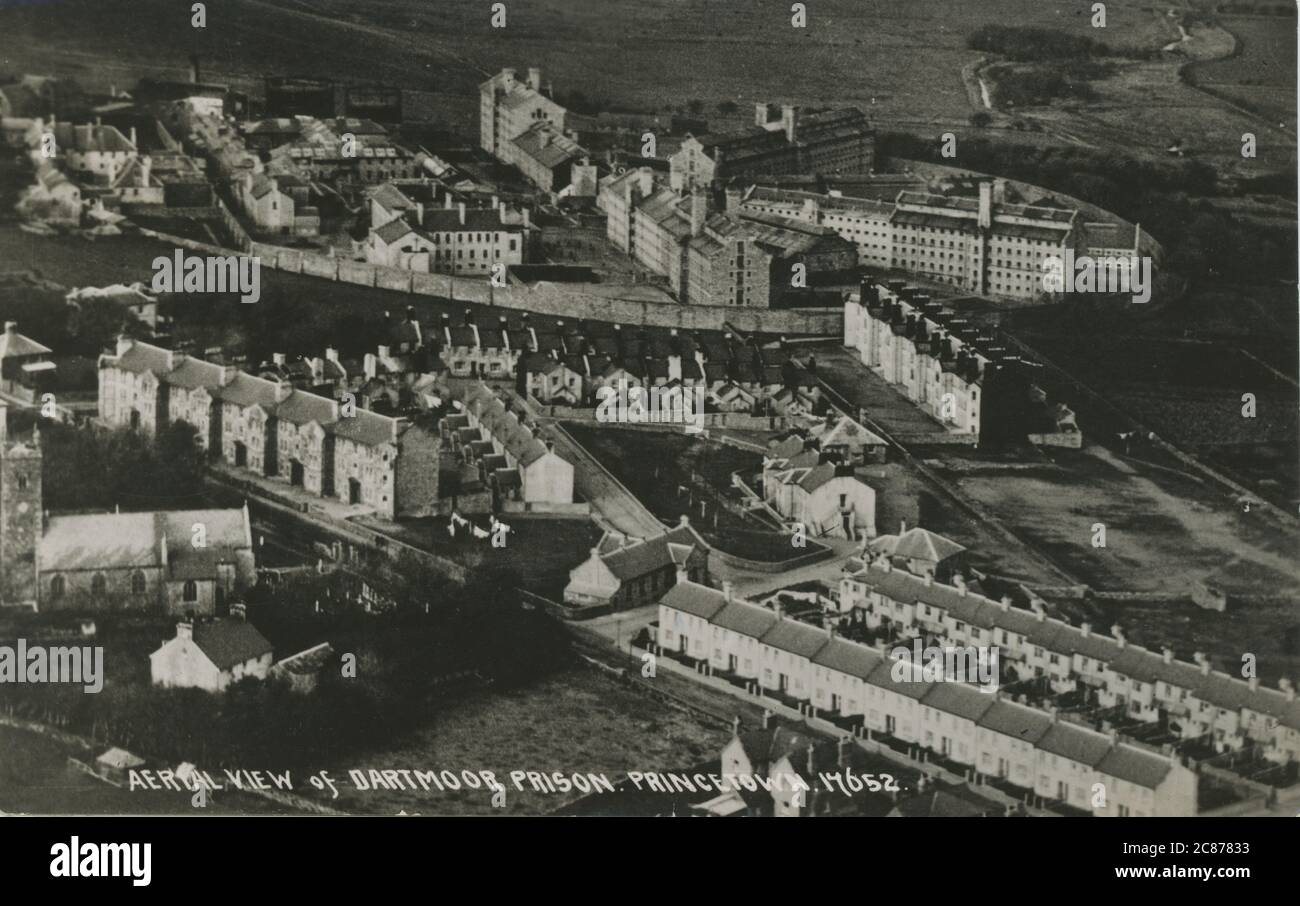 Dartmoor Prison, Princetown, Yelverton, Dartmoor National Park, Devon, England. Stockfoto