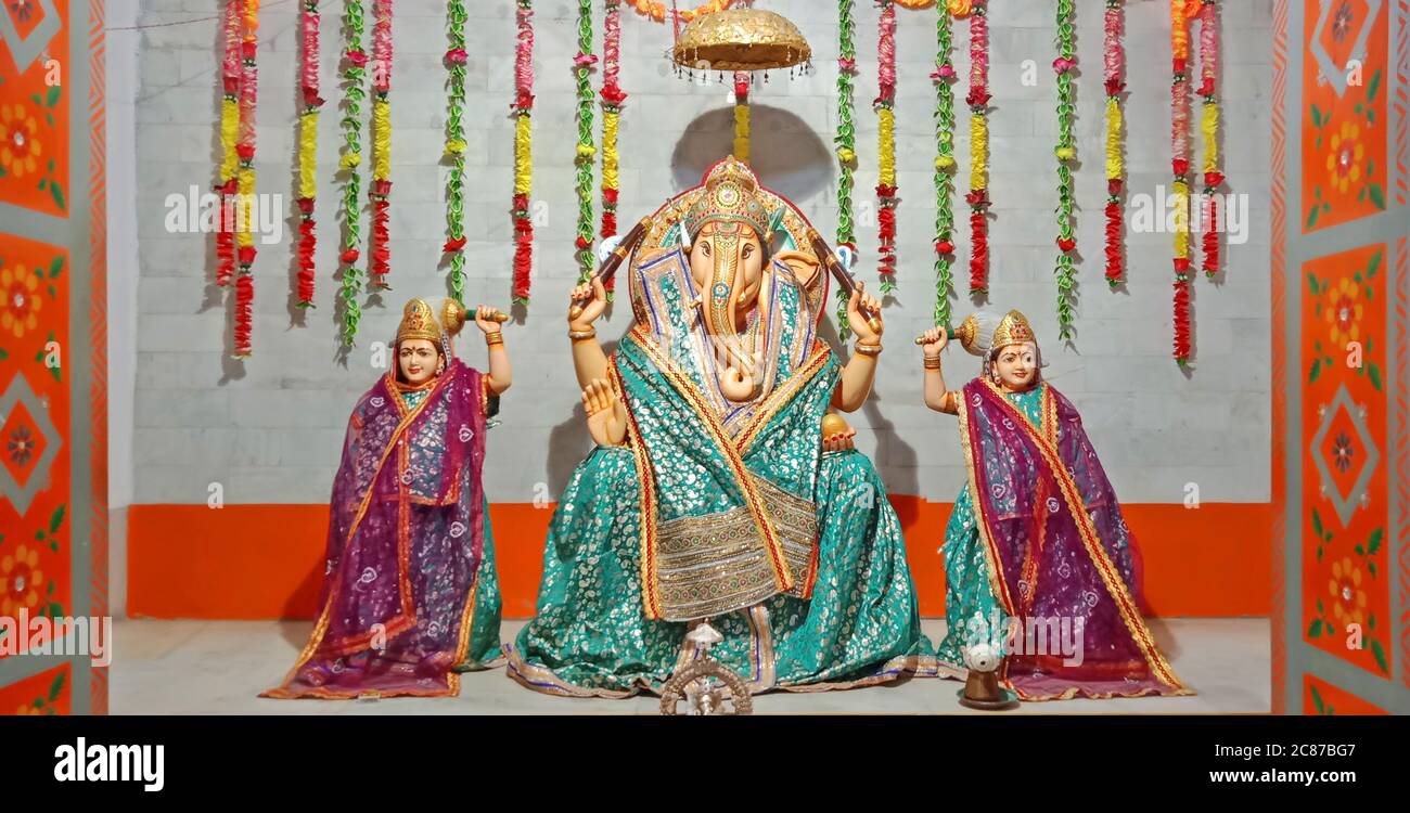 Ganesha Elephant Headed Hindu God Stockfotos Und Bilder Kaufen Alamy