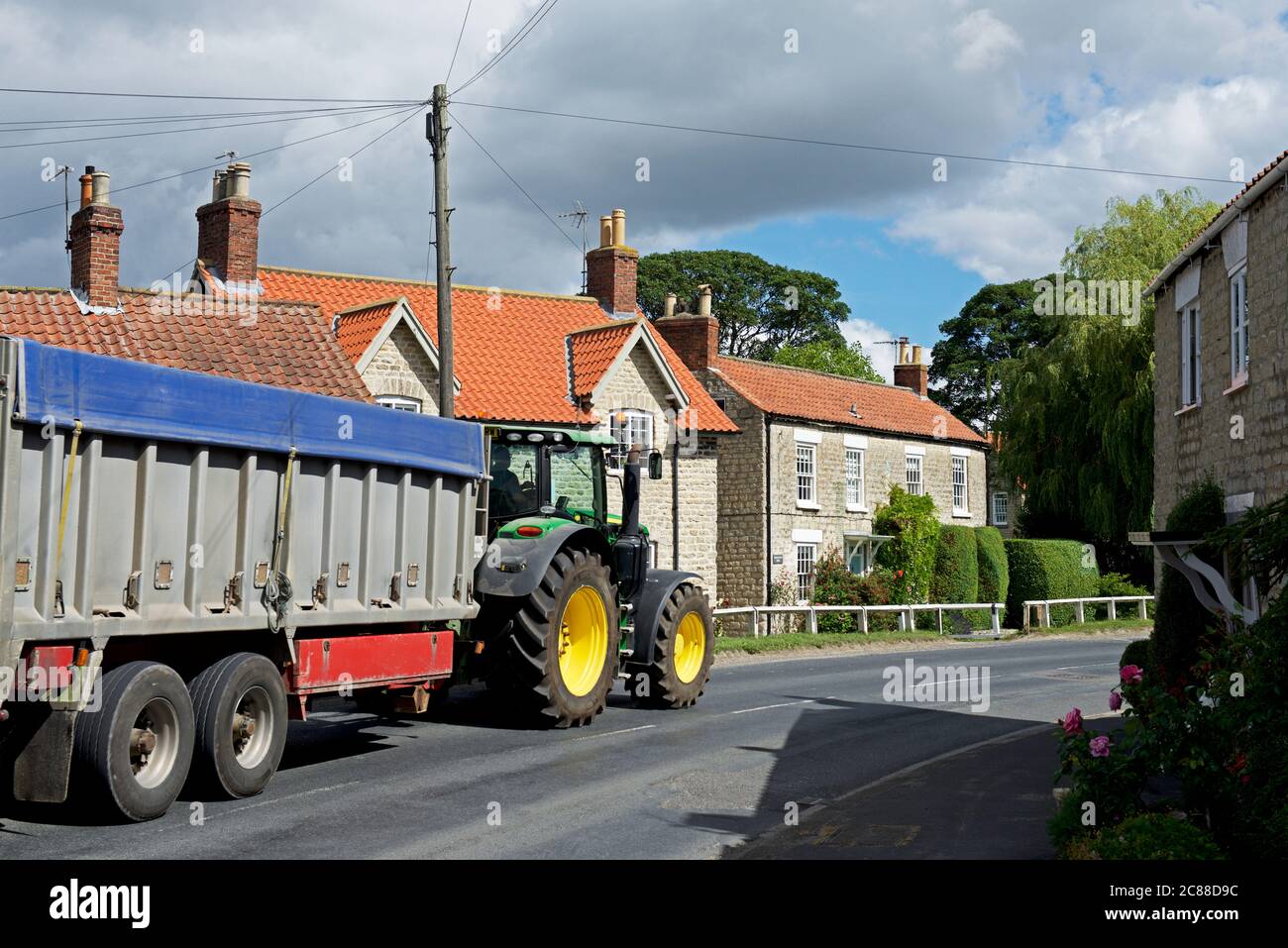 Das Dorf Hovingham, Ryedale, North Yorkshire, England Stockfoto