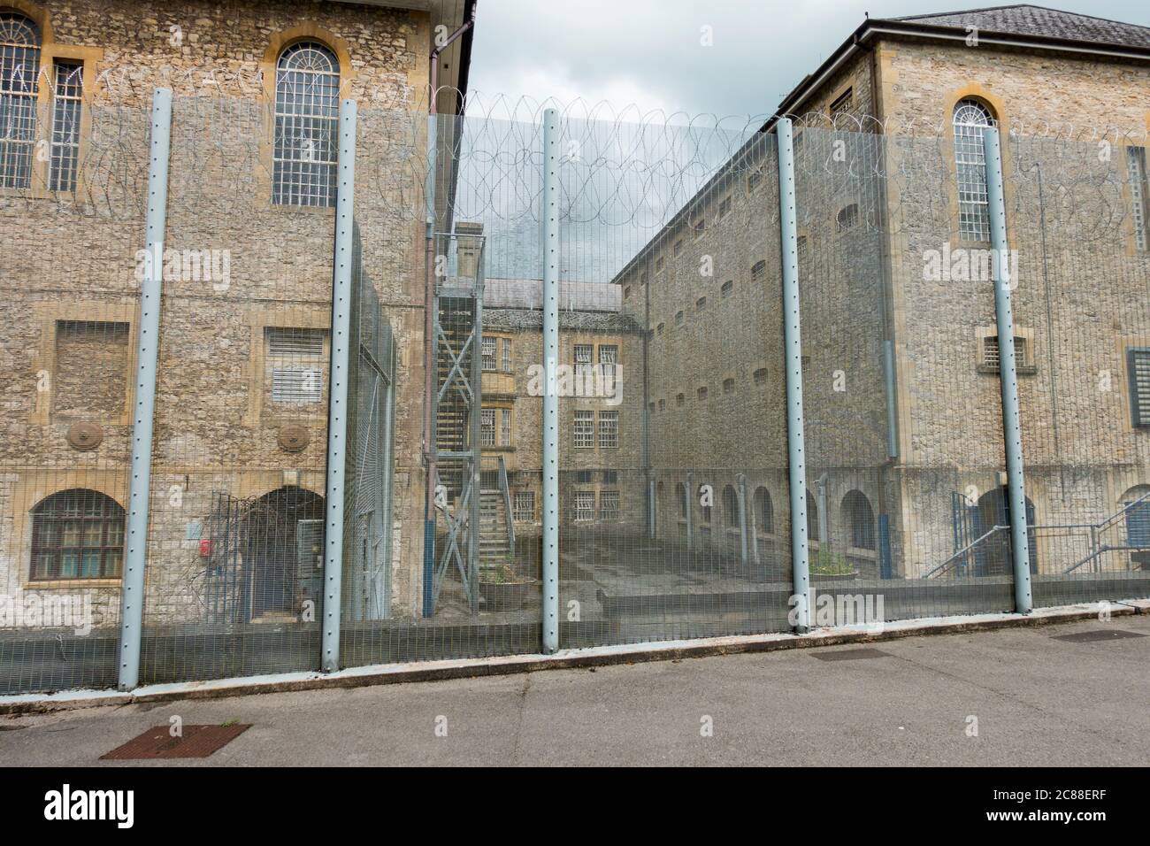 Shepton Mallet Prison, Shepton Mallet, Somerset, England, Großbritannien. Stockfoto