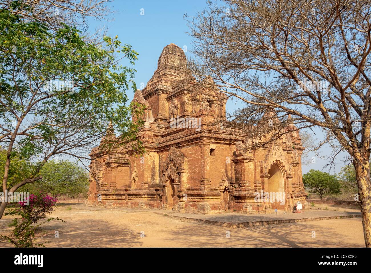 Tempel in Bagan, Burma, Myanmar Stockfoto