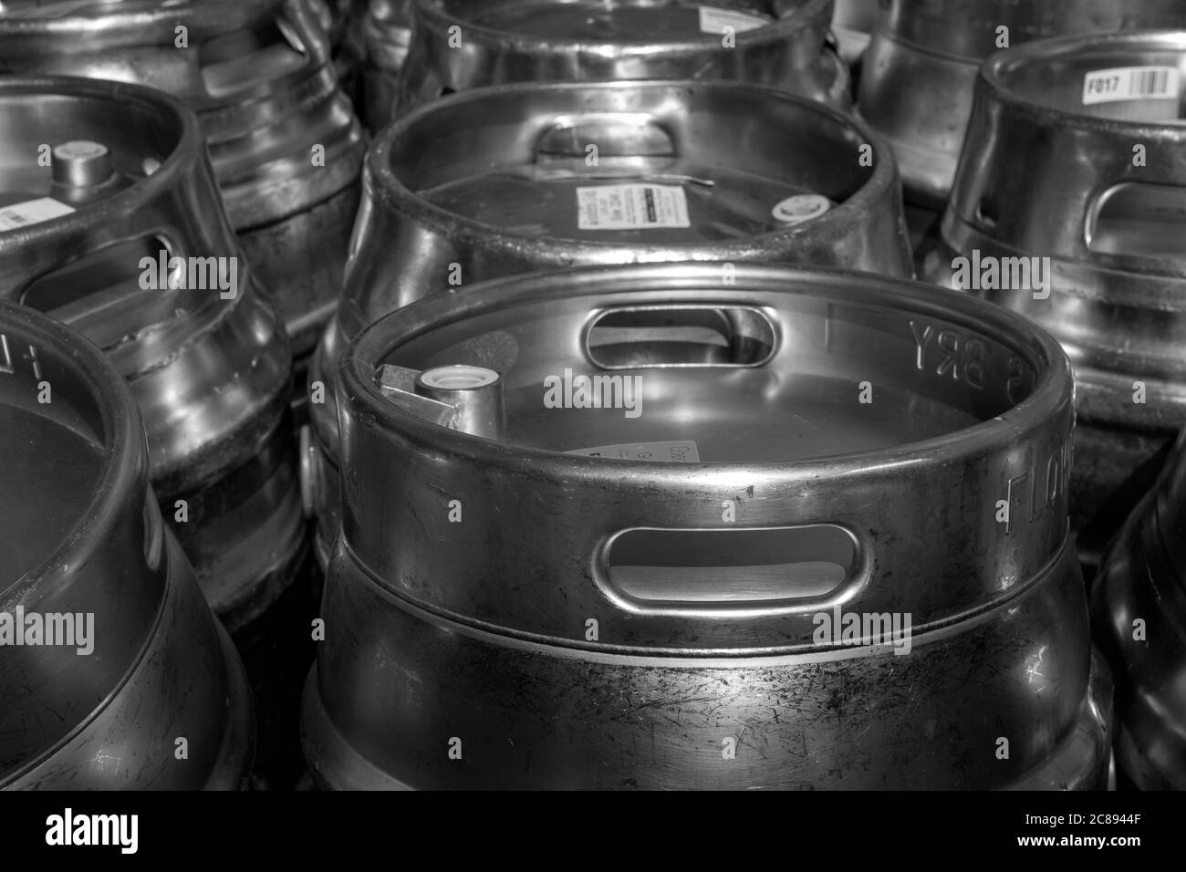 Bierfässer Stockfoto