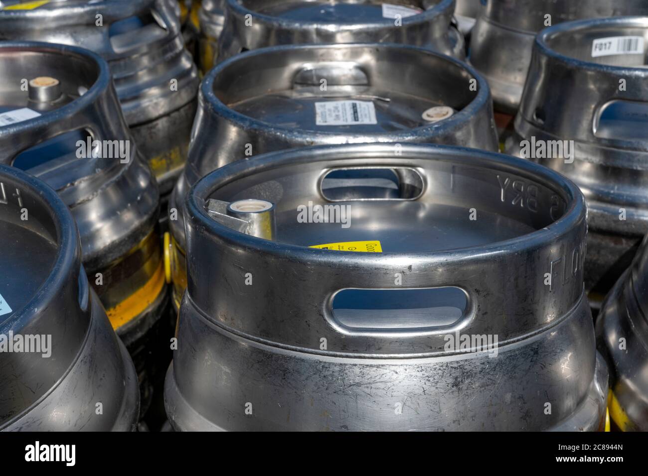 Bierfässer Stockfoto