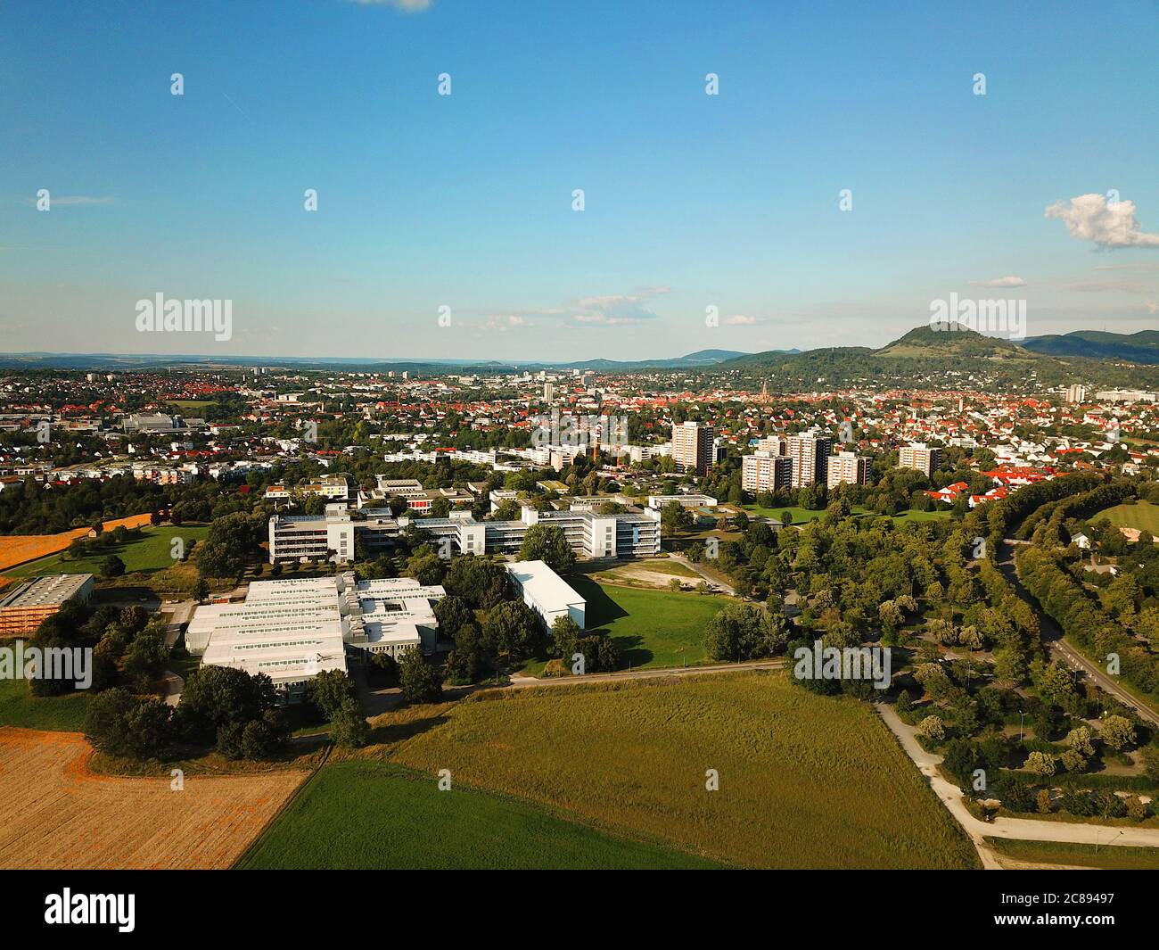 Reutlingen, Deutschland: Blick auf den westlichen Teil der Stadt Stockfoto