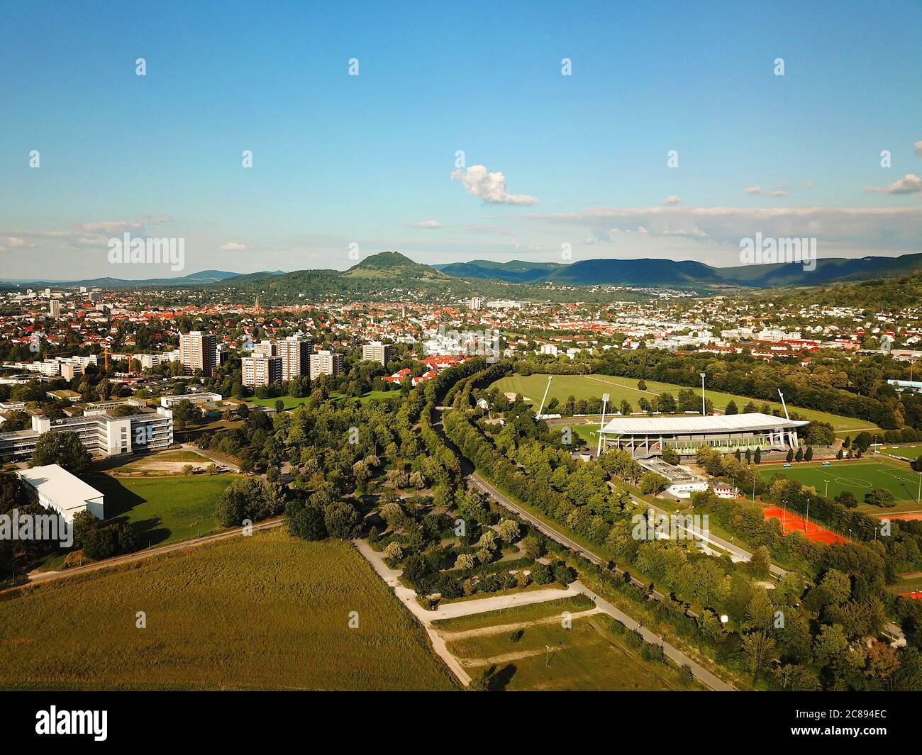 Reutlingen, Deutschland: Luftaufnahme der Stadt Stockfoto