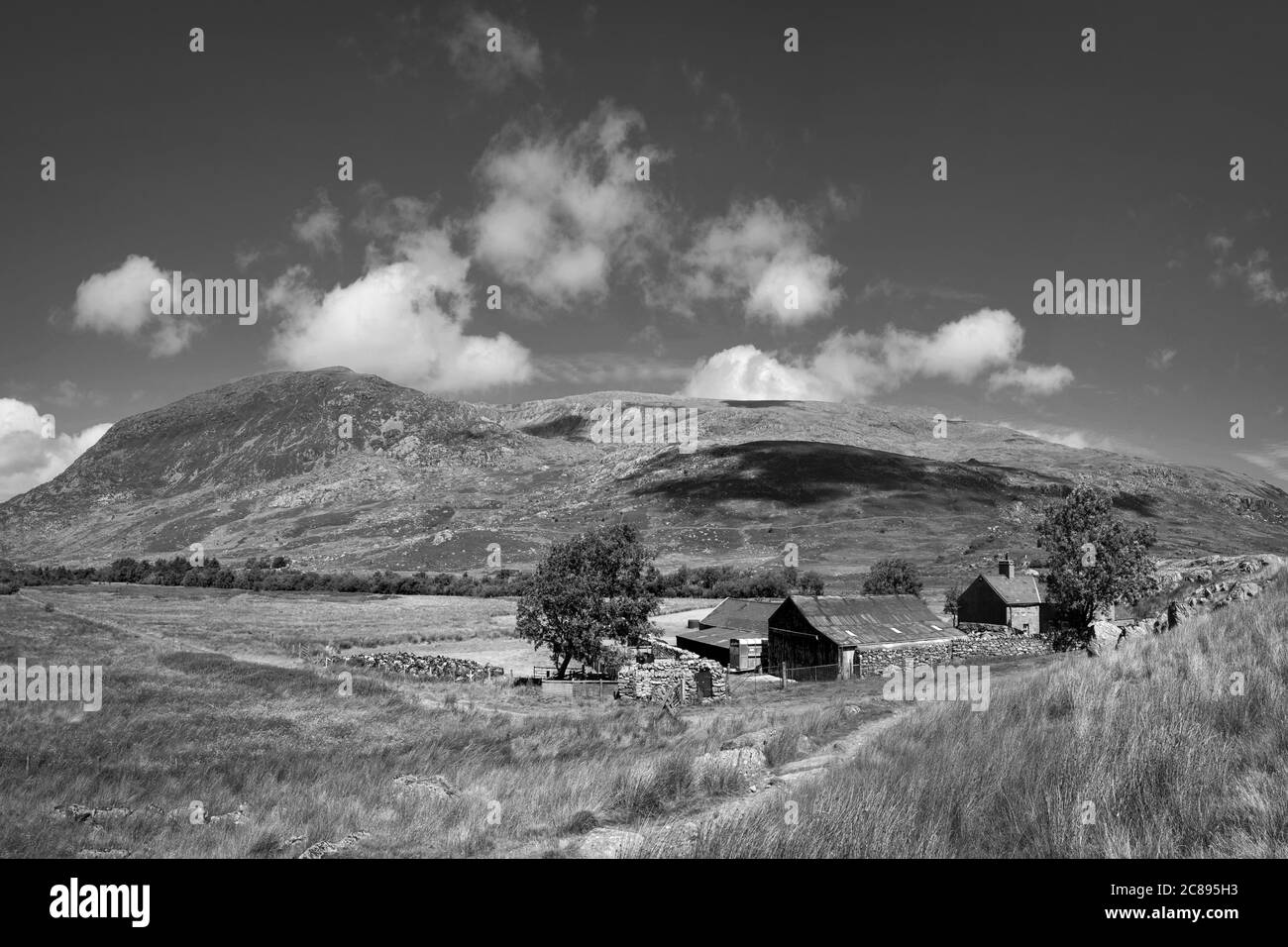 Mountain House, Wales Stockfoto