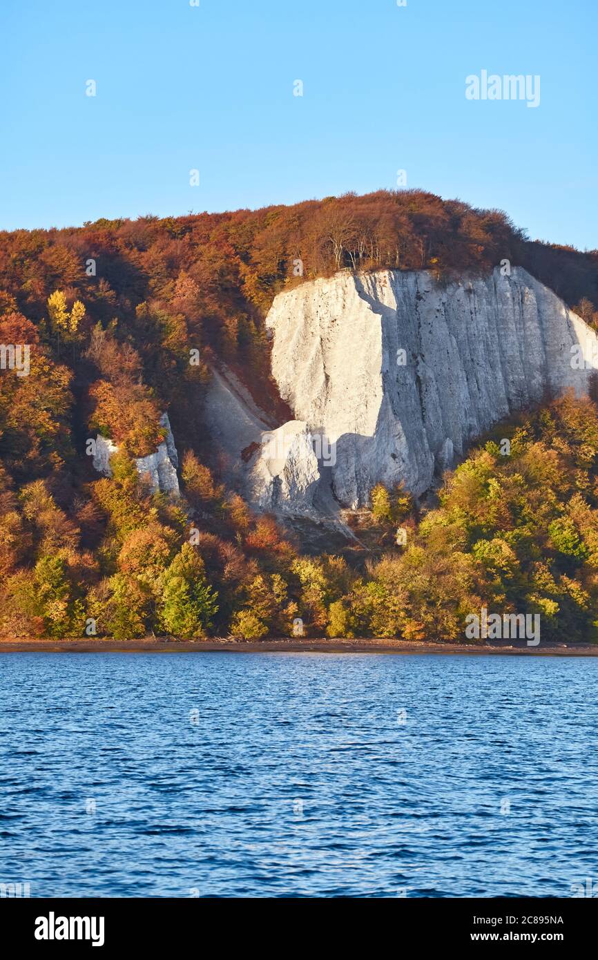 Insel Rügen Kreidefelsen bei Sonnenaufgang, Deutschland. Stockfoto