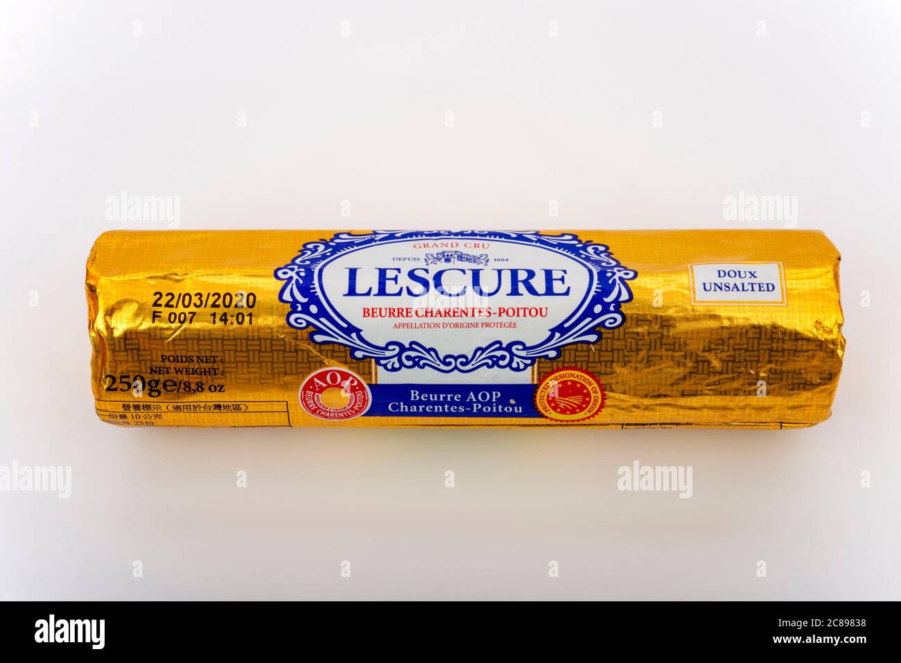 Lescure Butter Stockfoto