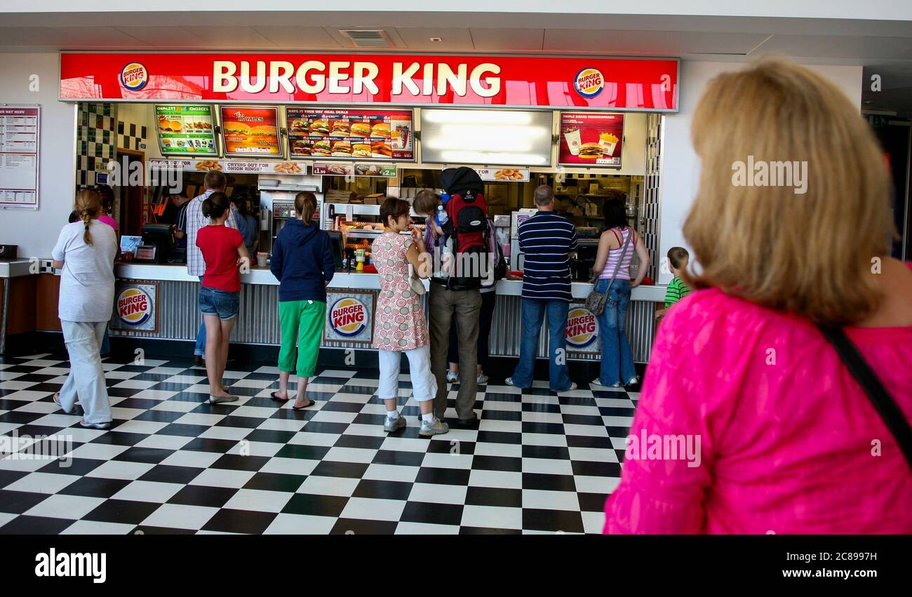 Burger King Hamburger Restaurant Stockfoto