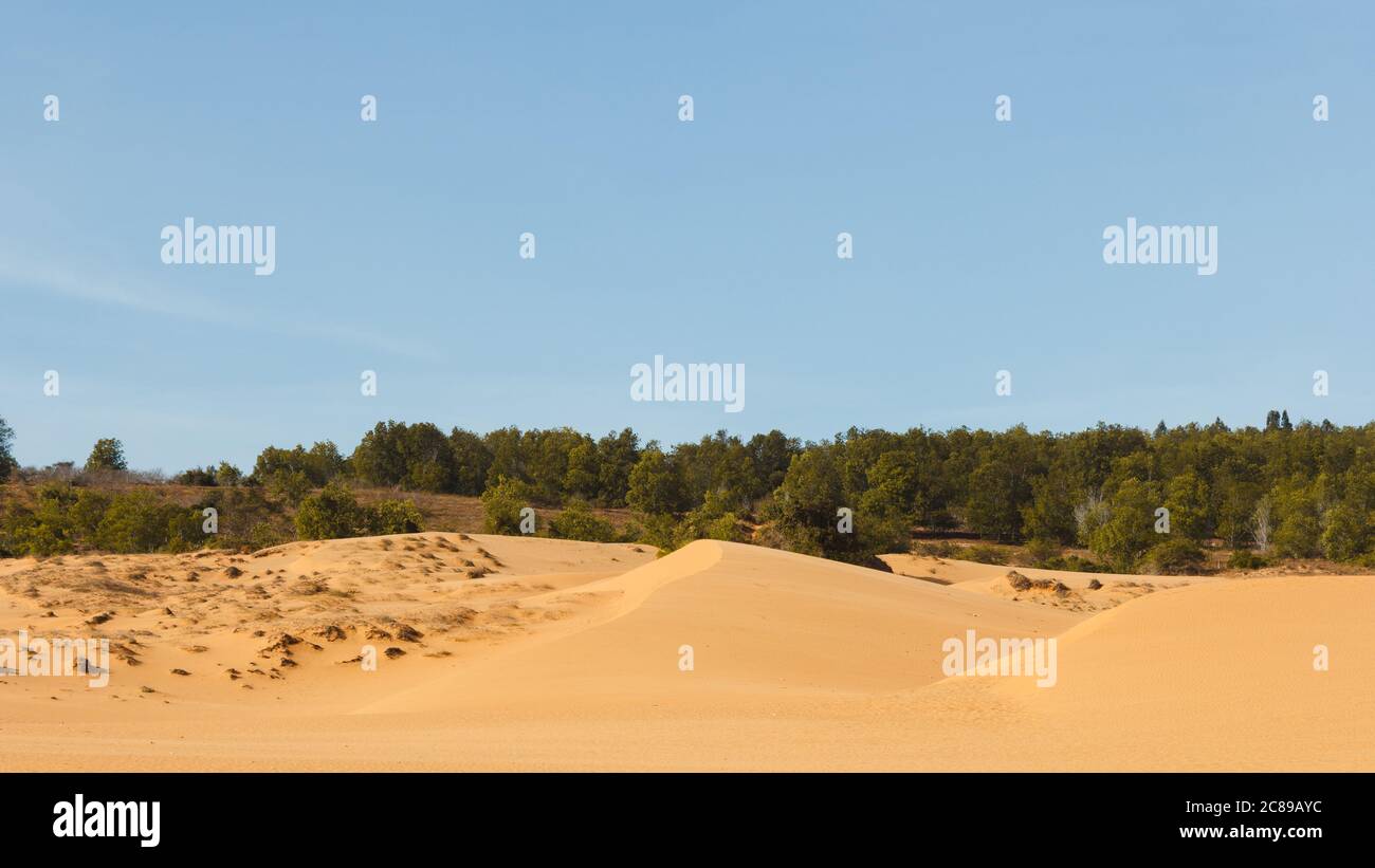 MUI Ne Sanddünen in Vietnam Stockfoto