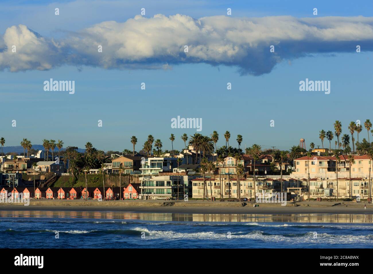 Oceanside Beach, San Diego County, Kalifornien, USA Stockfoto