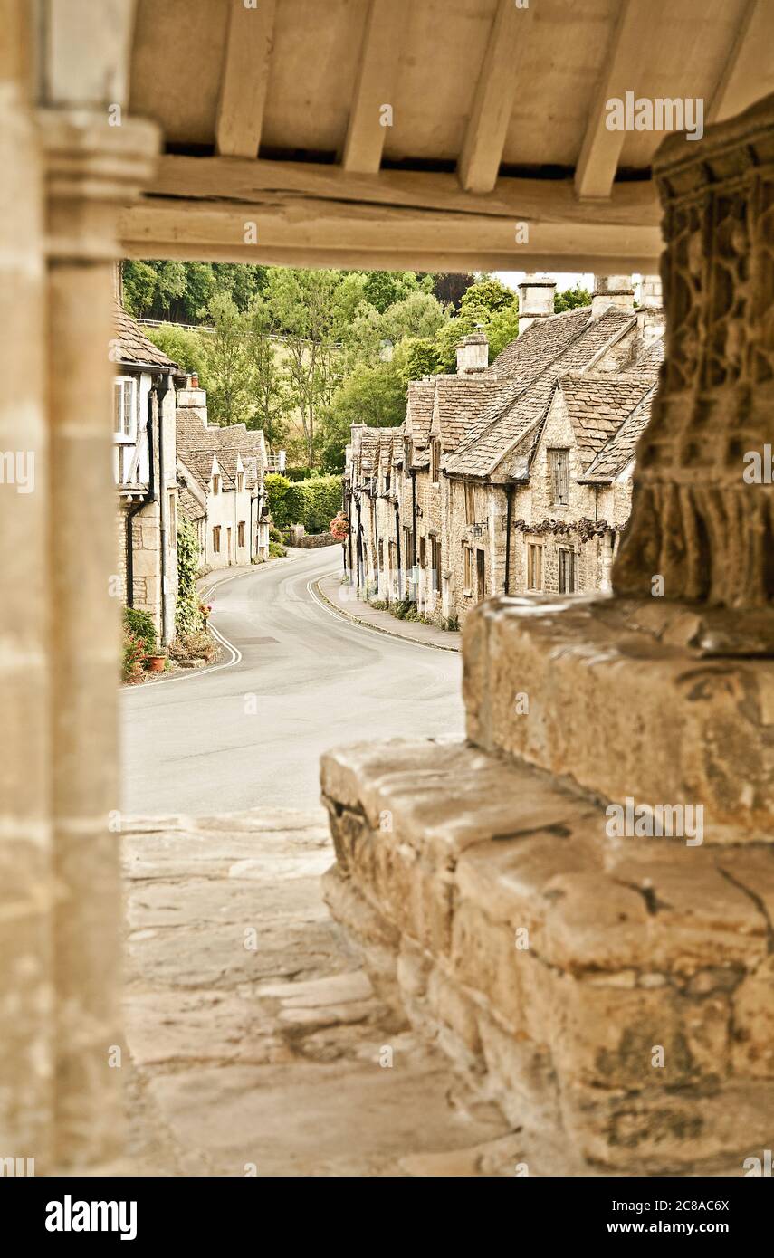 Castke Combe, Wiltshire Stockfoto