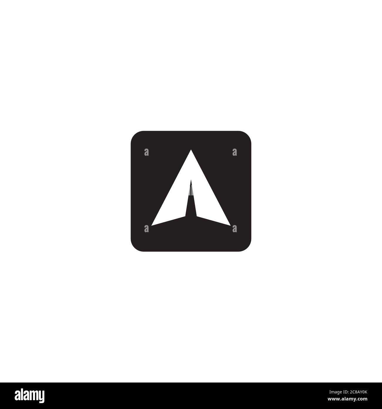 Pfeil nach oben Logo / Symbol Design Stock Vektor