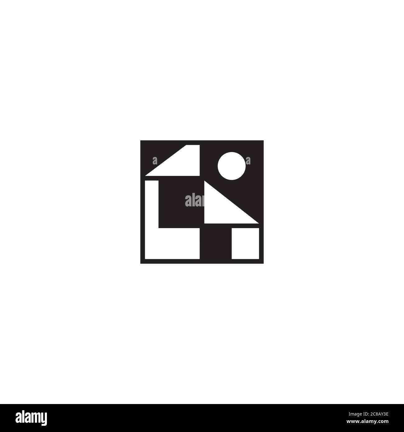 Abstraktes Art Logo / Icon Design Stock Vektor