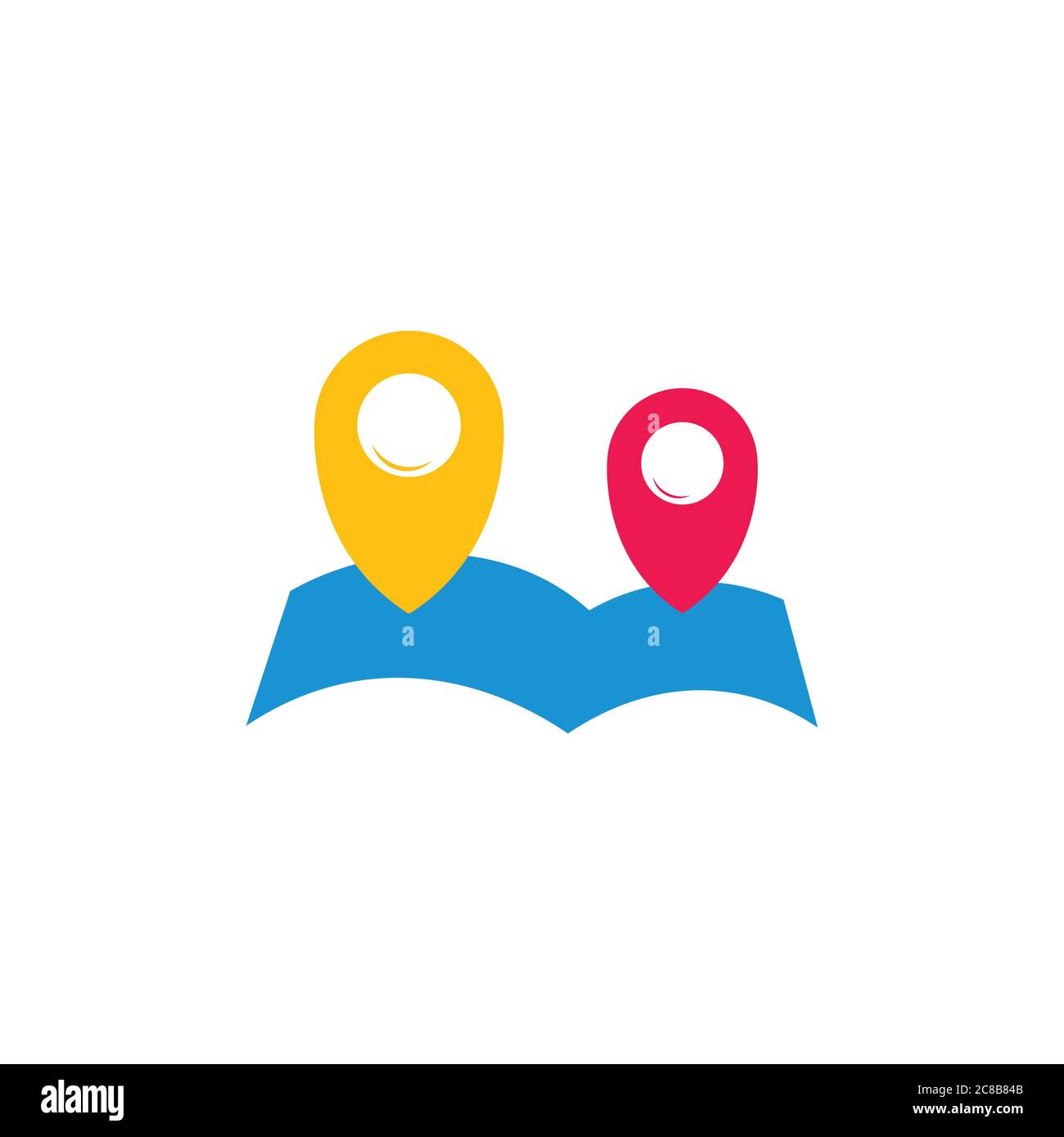 Buch Bildung Stiftposition online Schule logo Vektor Stock Vektor