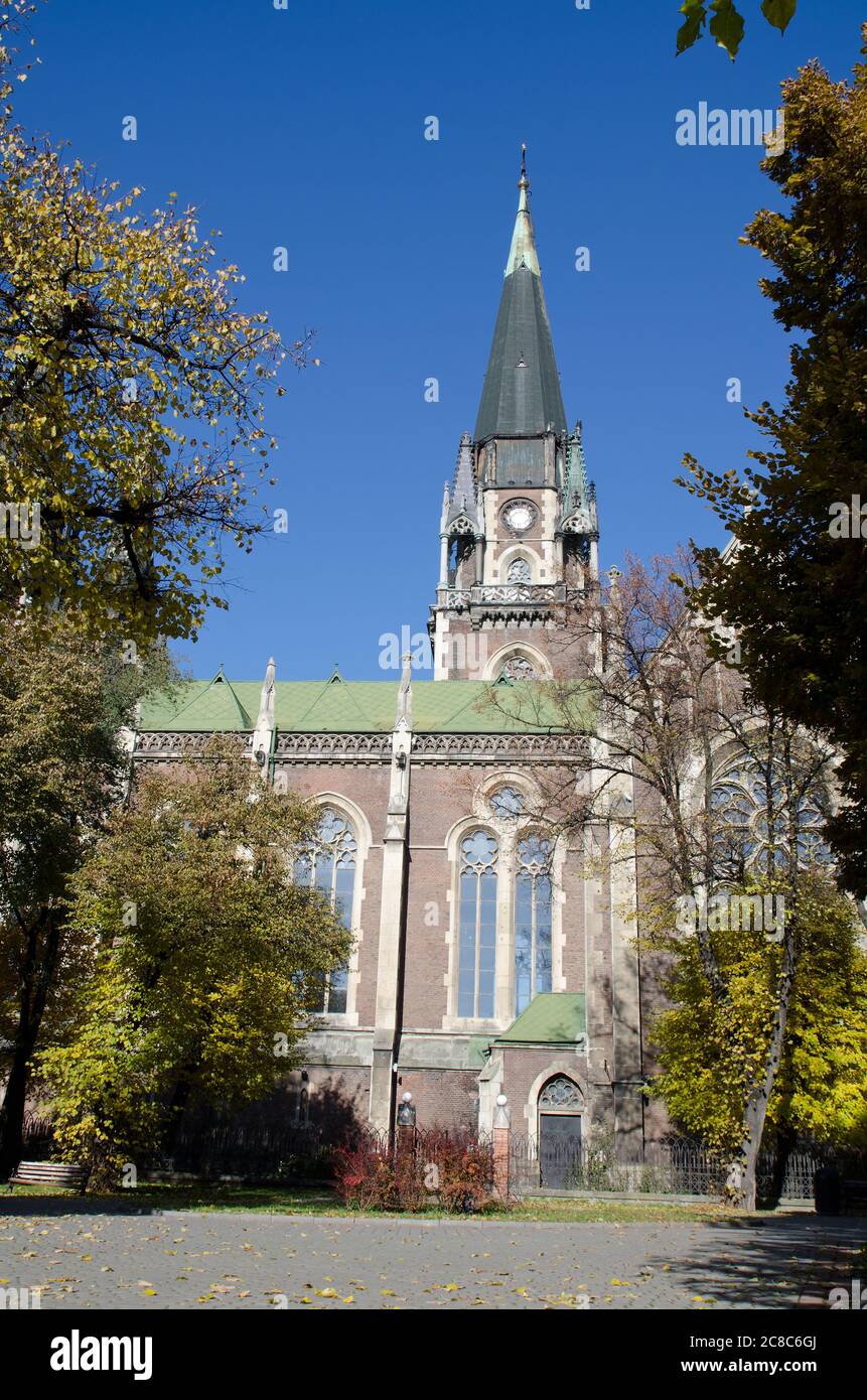 Katholische Kirche der Heiligen Elisabeth, Kirche der Heiligen Olha und Elisabeth Stockfoto