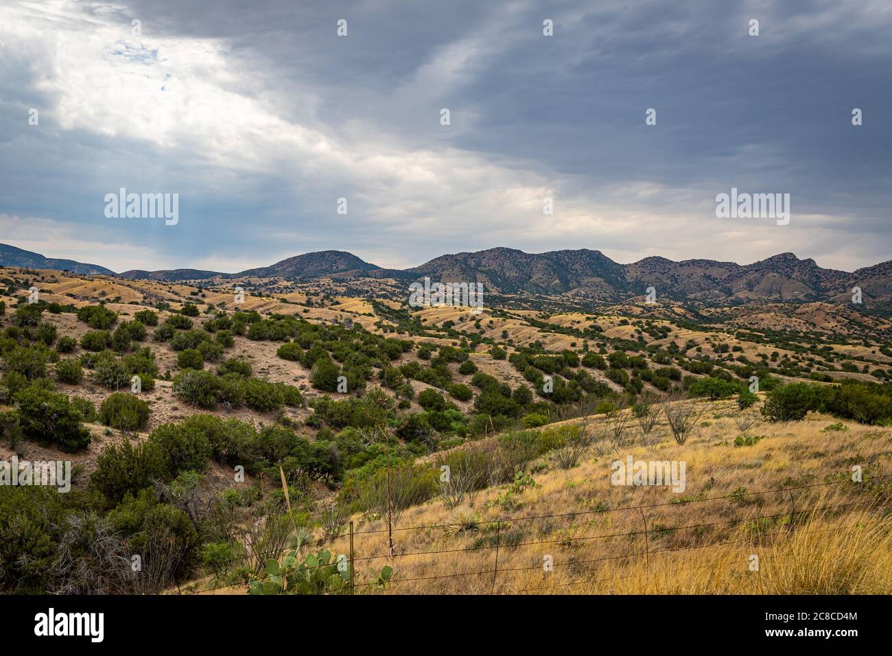 Die Santa Rita Berge, etwa 40 Meilen südöstlich von Tucson, Arizona, sind die Heimat des einzigen bekannten wilden jaguar in den Vereinigten Staaten. Stockfoto