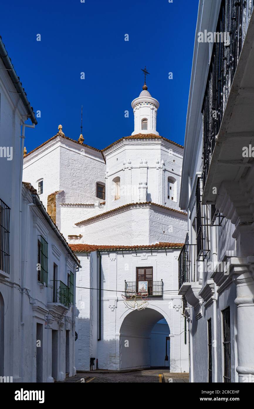 Kirche Unserer Lieben Frau von Granada, Llerena, Extremadura in Spanien Stockfoto