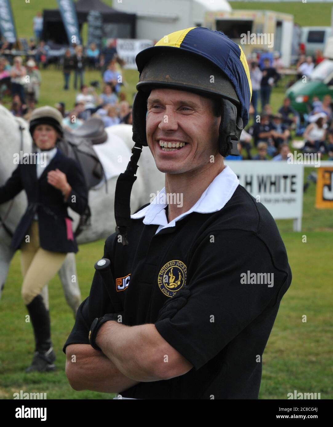 Richard Johnson OBE ist ein englischer National Hunt Jockey. Johnson ist der zweitproduktivste Gewinner in der Geschichte von National Hunt Racing Stockfoto