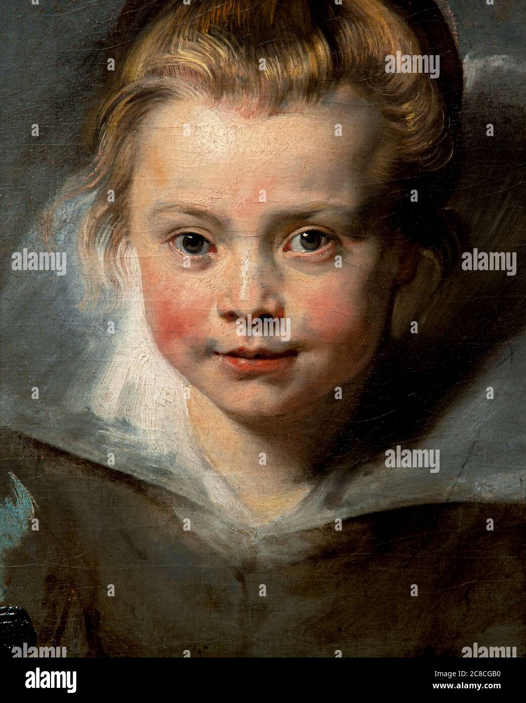 Pieter Paul Rubens, Siegen 1577 - Antwerpen 1640 ‘Portrait der Tochter Clara Serene’, 1616, Öl auf Leinwand auf Holz cm 37,3 x 26,9. Stockfoto