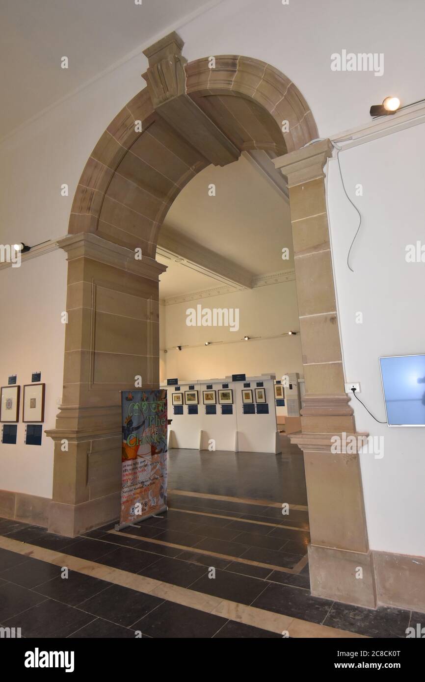 Das Ramayana: Visualisierung in der indischen Miniaturmalerei. Sammlung von Miniaturbildern aus dem Nationalmuseum, Neu Delhi, Indien. Victoria Memorial Stockfoto