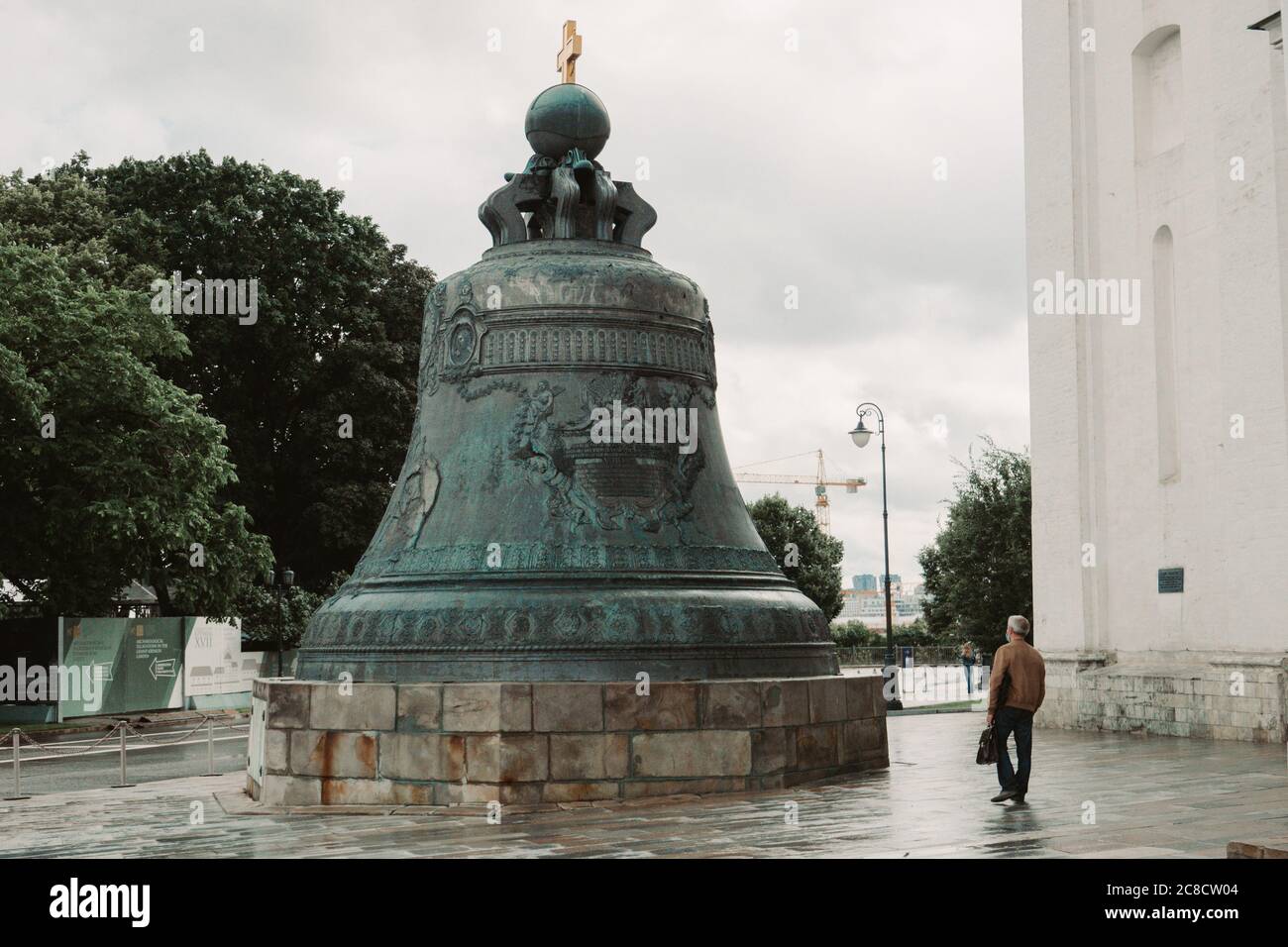 Die Zar-Glocke (Zar-kolokol), auch bekannt als Zarski-Kolokol, Zar Kolokol III oder Königliche Glocke. Stockfoto