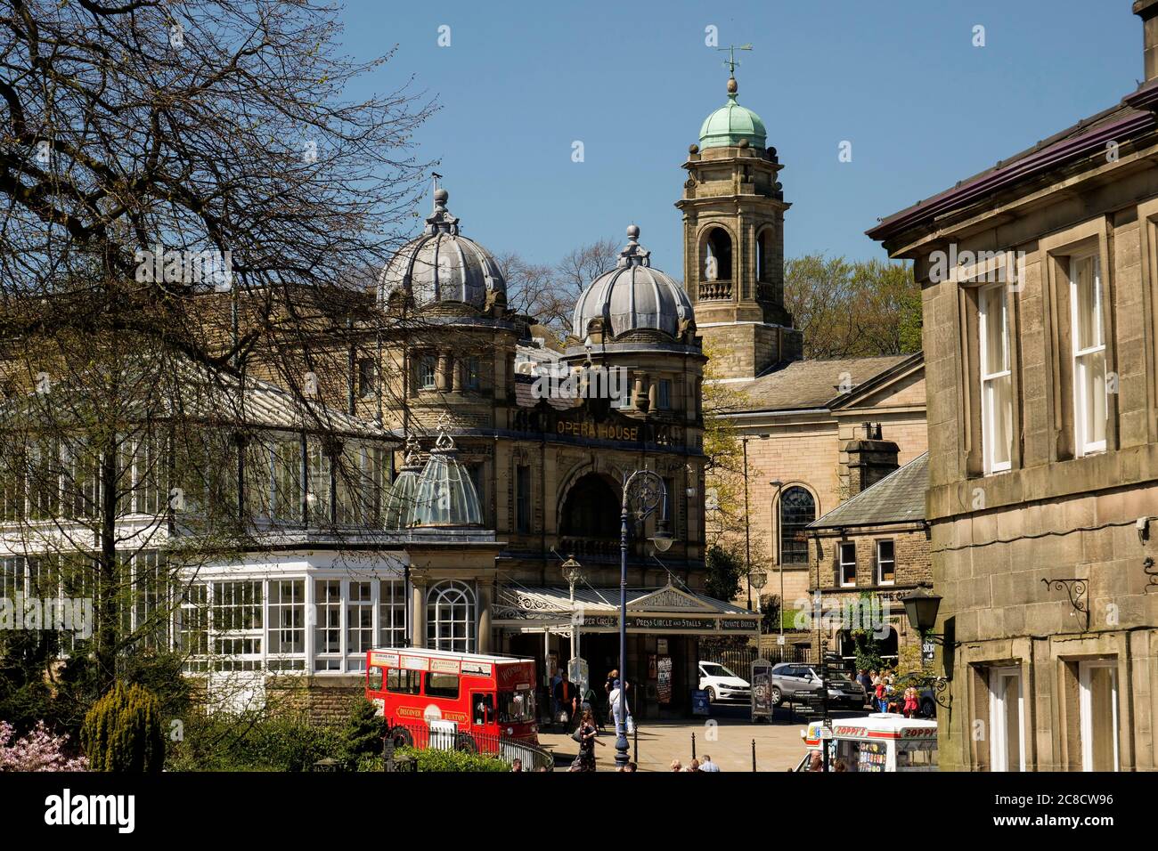 Kurort Buxton in der Derbyshire Peak District England Stockfoto