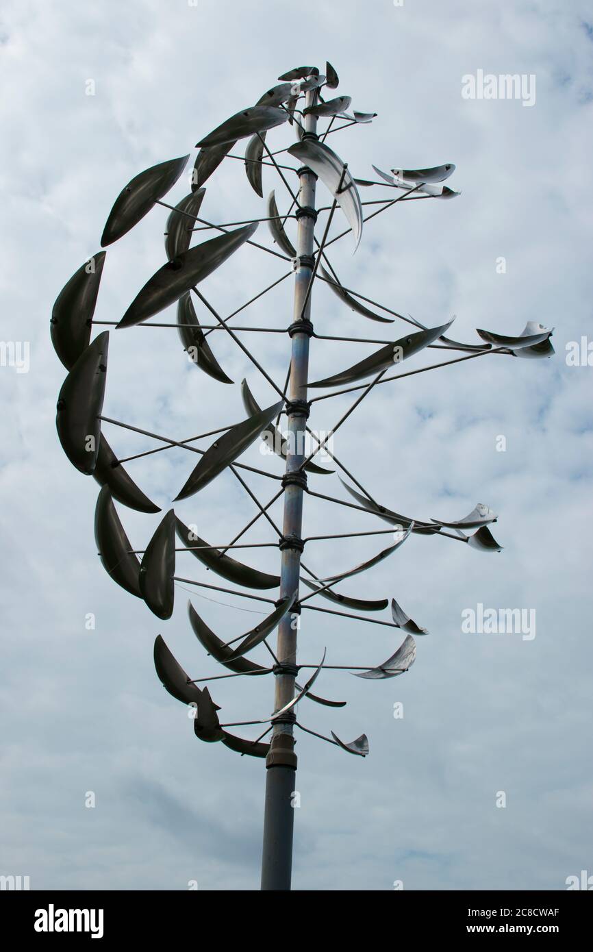 Ein Wirbel in Buffalo's Outer Harbour Stockfoto