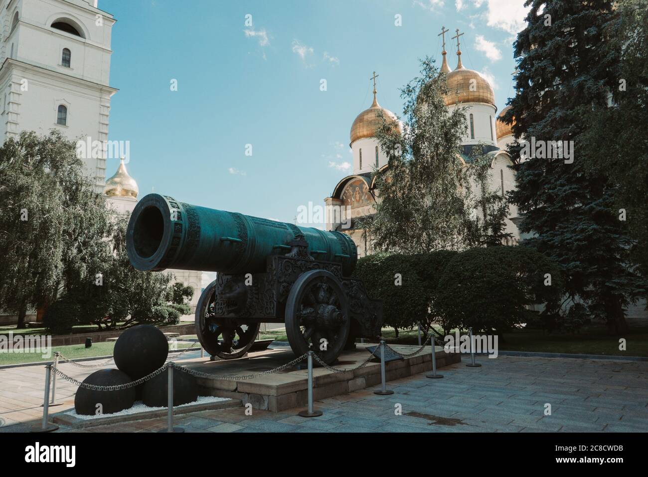 Die Zar-Glocke (Zar-kolokol), auch bekannt als Zarski-Kolokol, Zar Kolokol III oder Königliche Glocke. Stockfoto