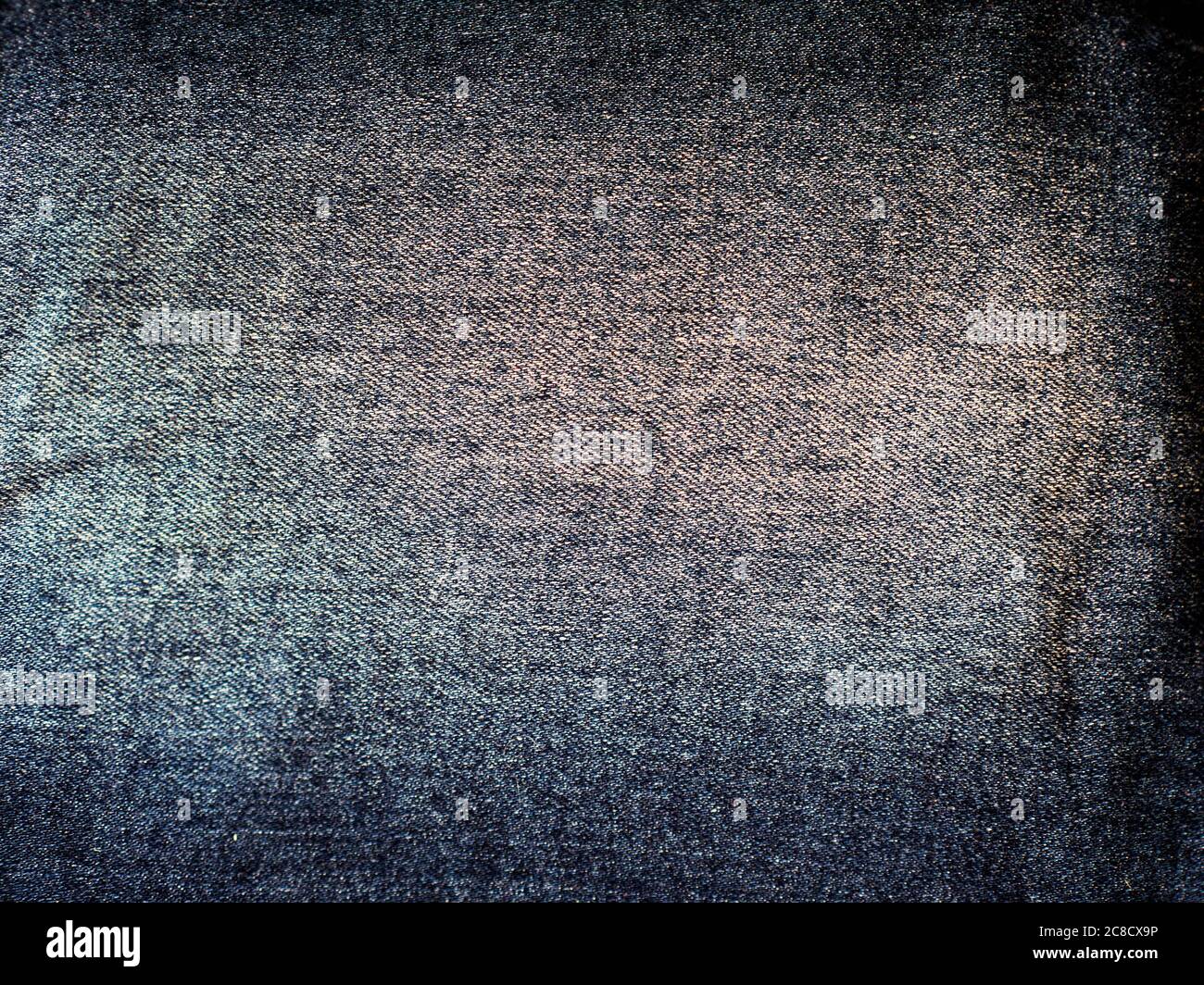 Ausgewaschene Denim-Textur Stockfoto