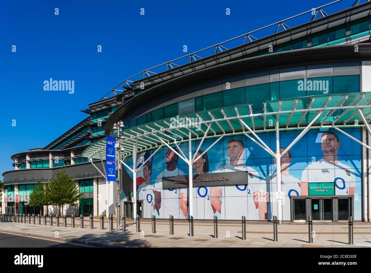 England, London, Twickenham, Twickenham Rugby Stadium Stockfoto