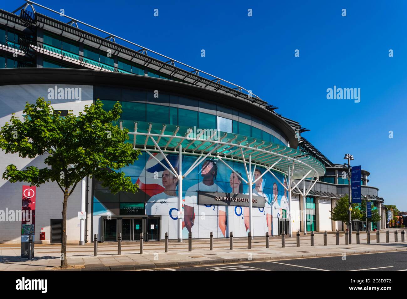 England, London, Twickenham, Twickenham Rugby Stadium Stockfoto