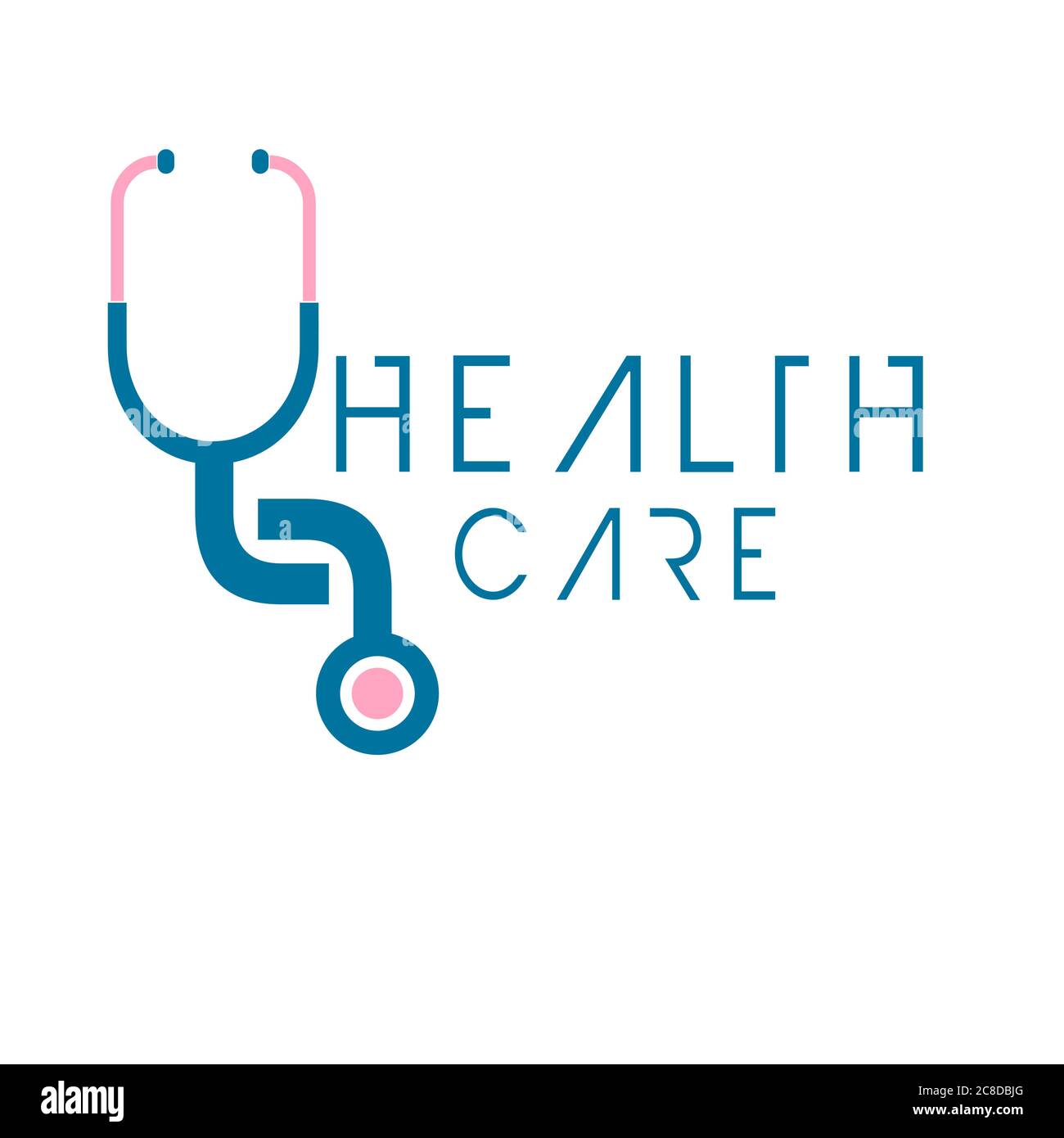 Healthcare Illustration Vektor Logo Design Medizin und Krankenhaus Symbole schöne Gesundheitswesen Symbole Logo und Symbol. Stock Vektor