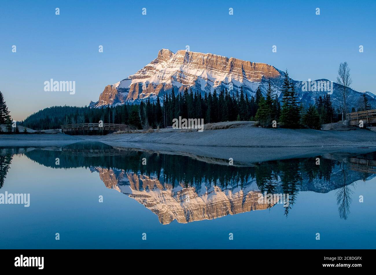 Mount Rundle, Banff National Park, Alberta, Kanada Stockfoto
