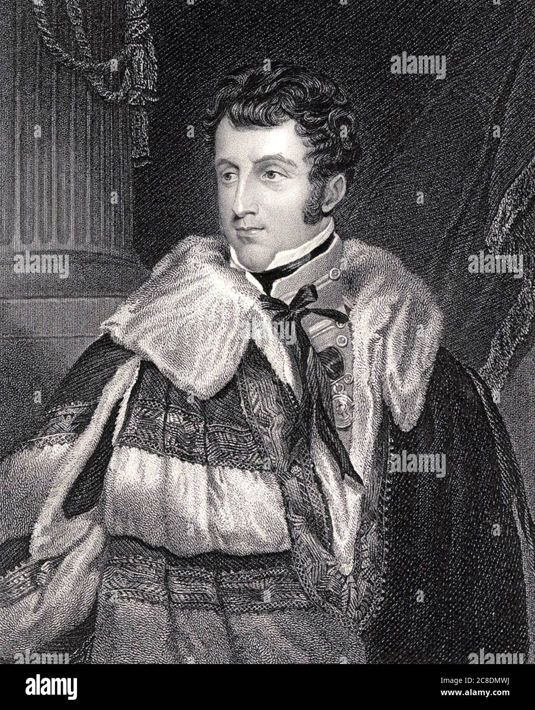 CHARLES GORDON-LENNOX, 5. Duke of Richmond (1791-1860) englischer Soldat und Politiker Stockfoto