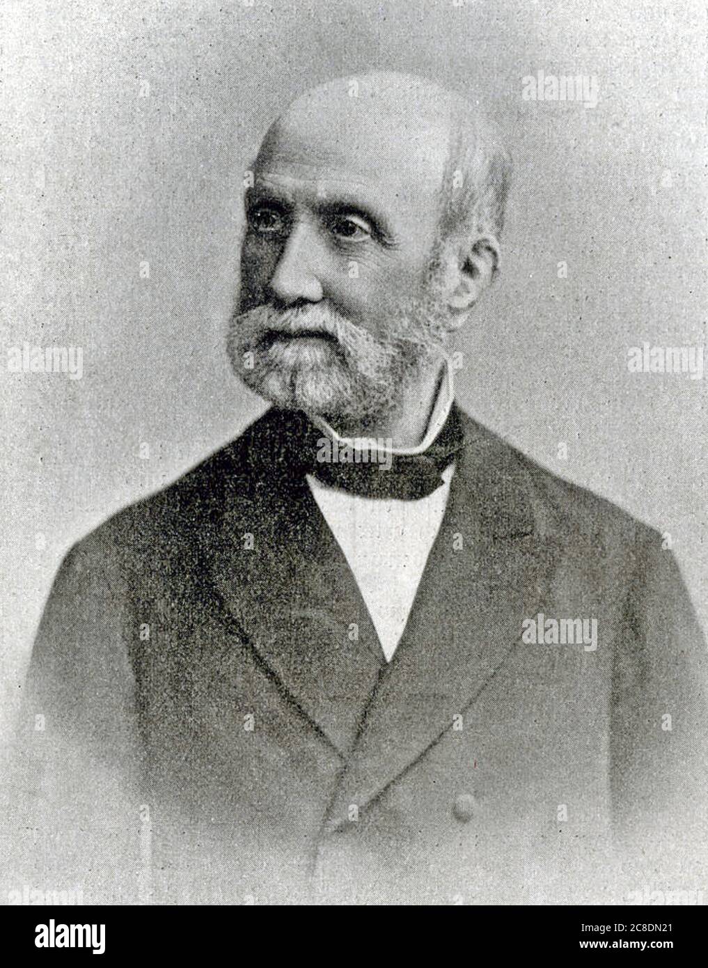 WILHELM CARL von ROTHSCHILD (1828-1901) deutscher Bankier und Geldgeber Stockfoto