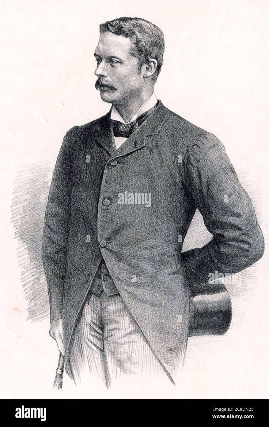 WILLIAM GRENFELL, 1. Baron Desborough (1855-1945) englischer Athlet, Beamter und Politiker Stockfoto