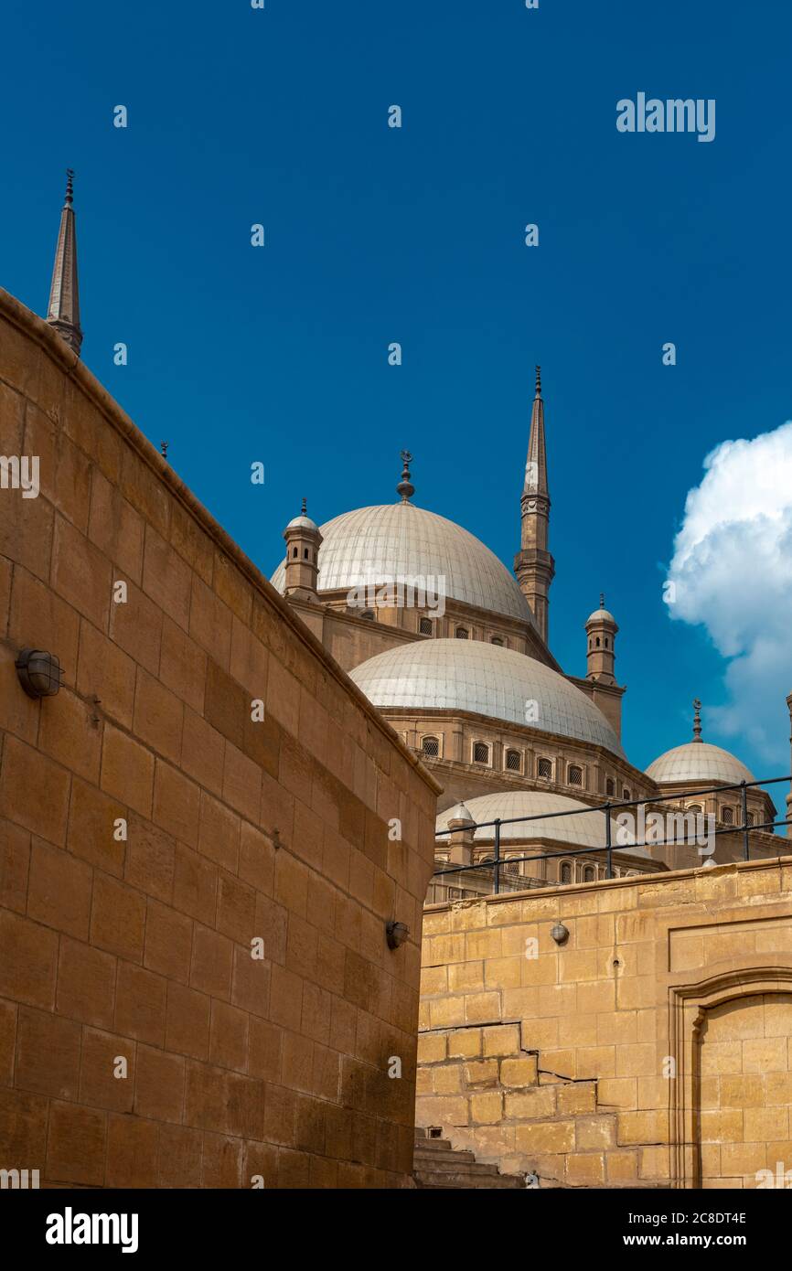 Ägypten, Kairo, Moschee von Mohamed Ali Pascha in der Zitadelle von Saladin Stockfoto