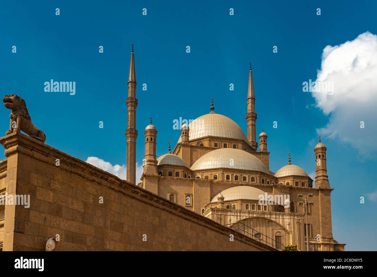 Ägypten, Kairo, Moschee von Mohamed Ali Pascha in der Zitadelle von Saladin Stockfoto