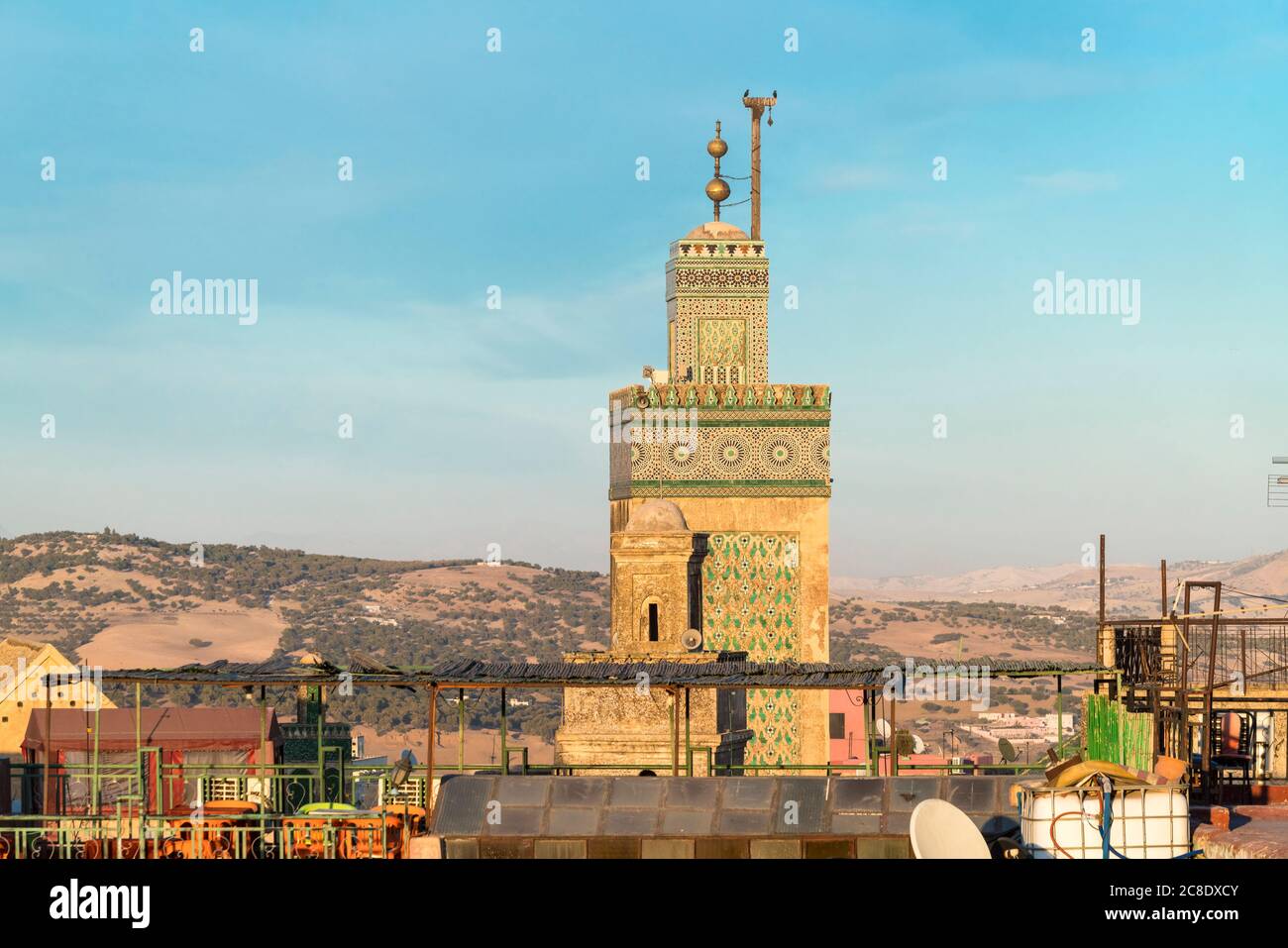 Marokko, Fes-Meknes, Fes, Bou Inania Madrasa Stockfoto