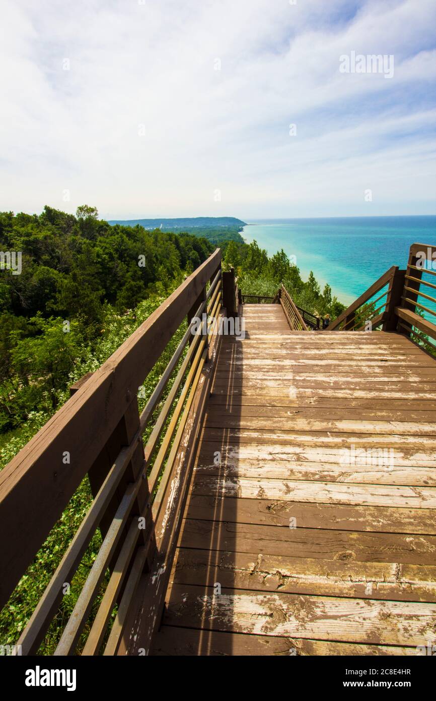 Inspiration Point, Arcadia, Michigan Stockfoto