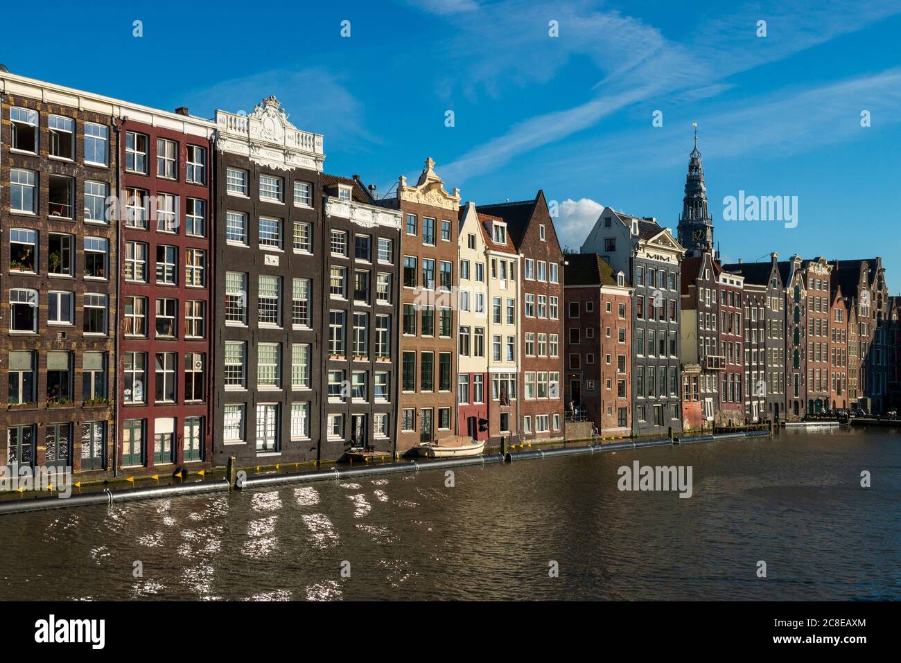 Niederlande, Provinz Nordholland, Amsterdam, Damrak, Hafengebäude Stockfoto
