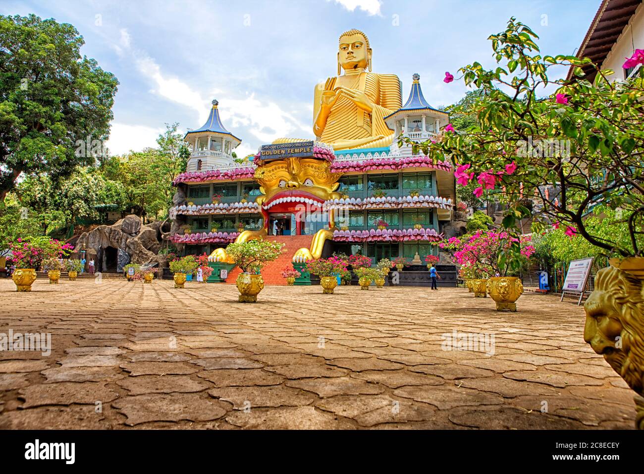 Sri Lanka, North Central Province, Dambulla Cave Temple Stockfoto